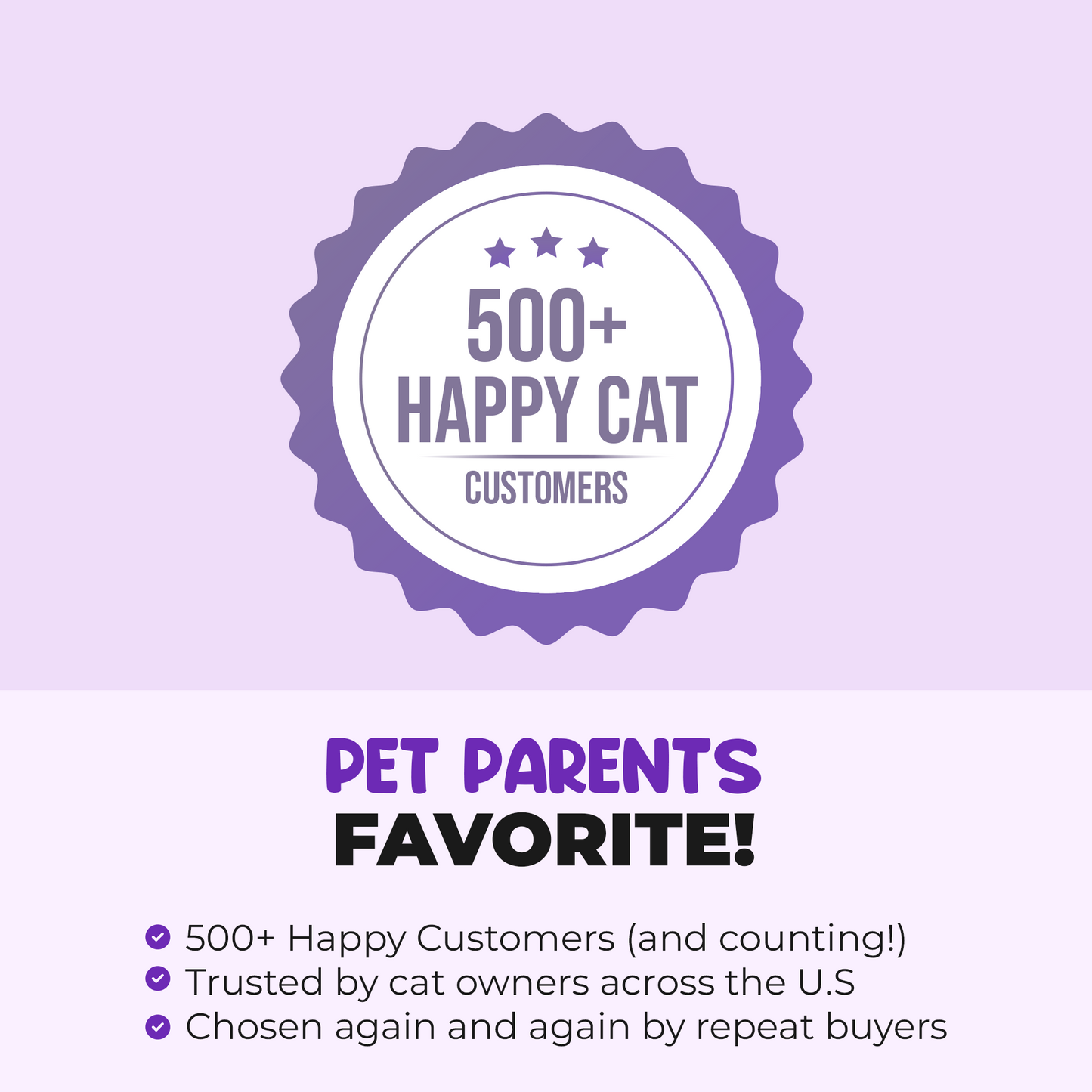 500 Happy Cat Customers
