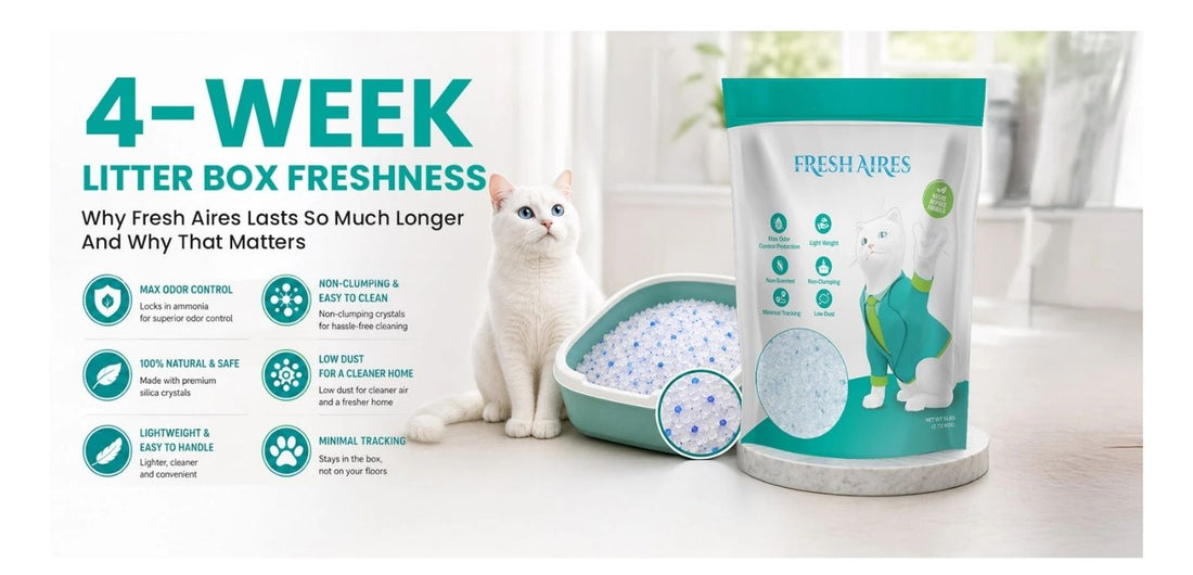 4-Week Litter Box Freshness: Why Fresh Aires Lasts So Much Longer (And Why That Matters)