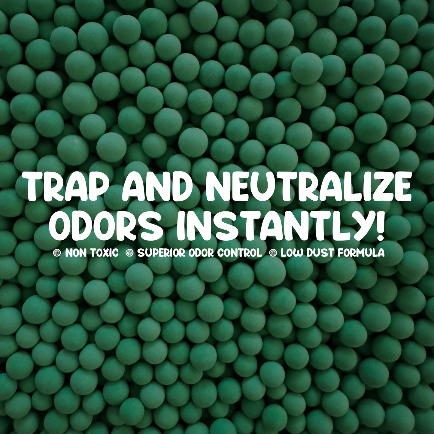 Trap odor instantly