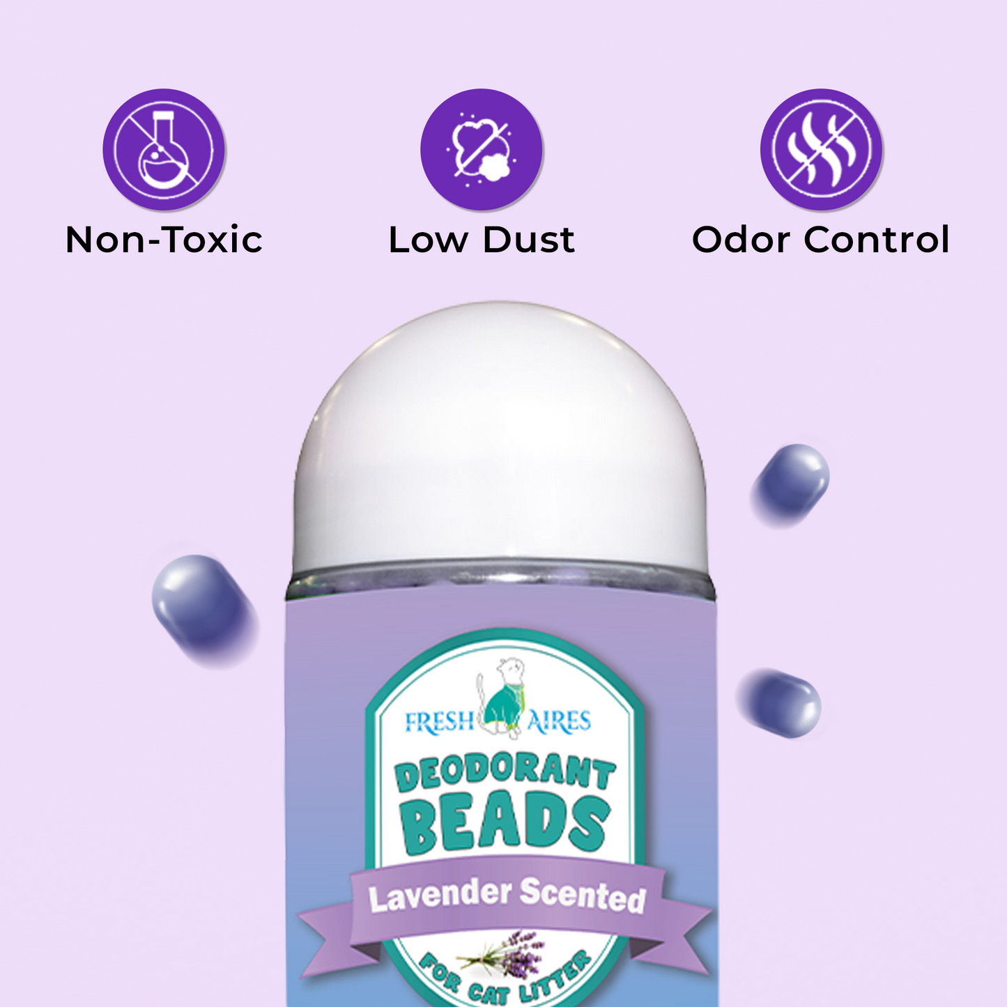 Aromatic cat litter deodorants