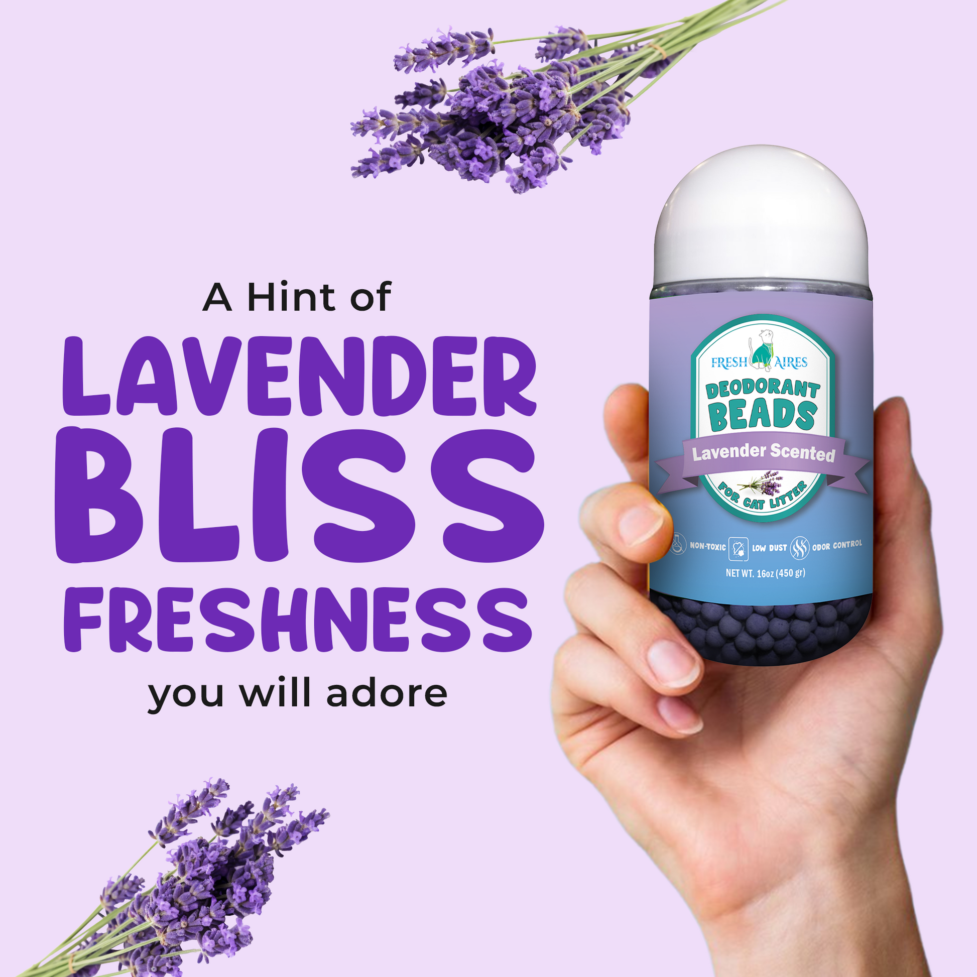 cat litter scent beads