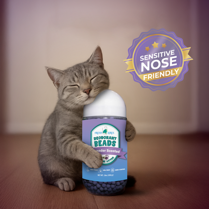 cat litter scent beads for cat sensitive nose