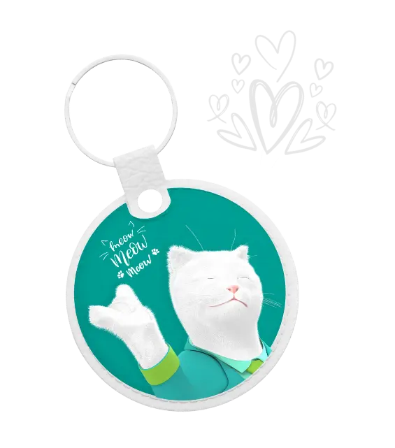 Fresh Aires Cat Keychain
